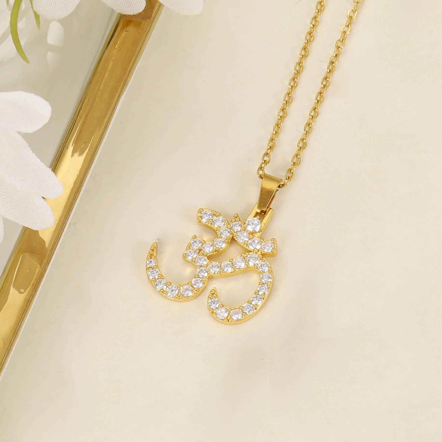 Duality 3D Ek Onkar Om Unity Necklace - RIYOVA Jewelry