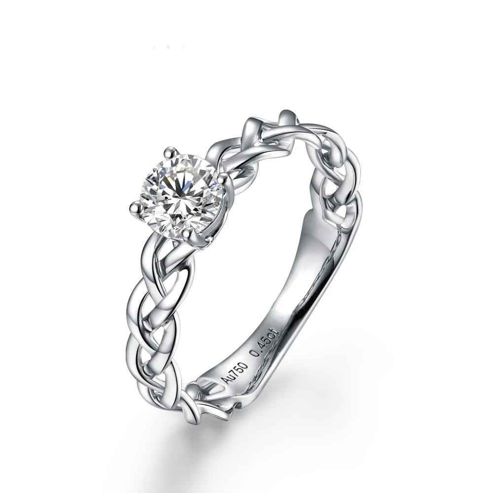 Torsina Moissanite Ring - RIYOVA Jewelry