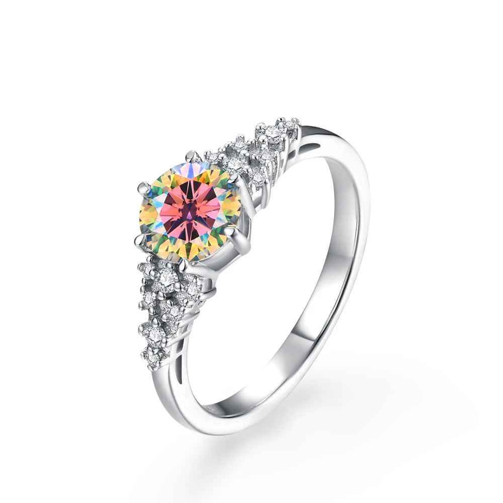 Stella Sparkling Moissanite Ring - RIYOVA Jewelry