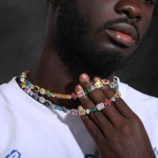 Glow-in-the-Dark Cross Necklace - RIYOVA Jewelry