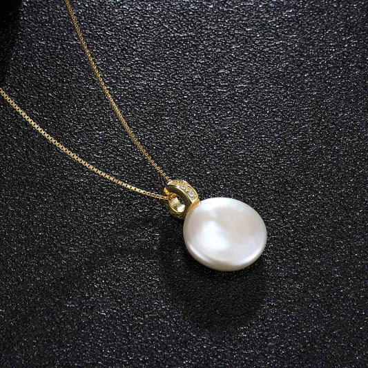 Megara Pearl Necklace - RIYOVA Jewelry