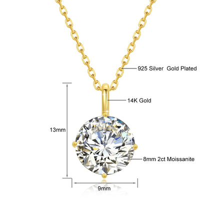 Rhea Moissanite Necklace