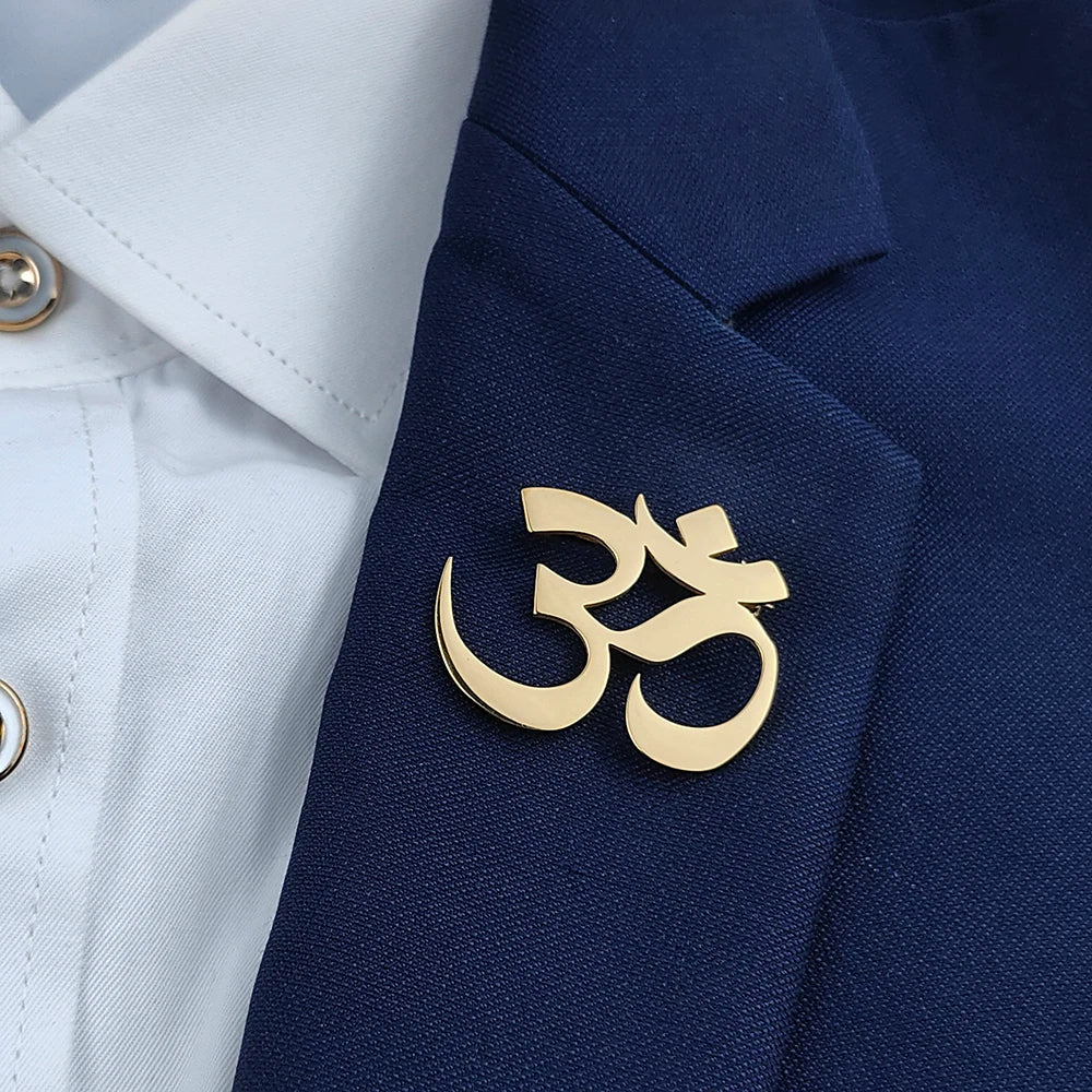 Om Divine Suit Brooch