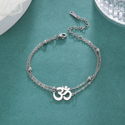 Infinity Radiance Om Bracelet