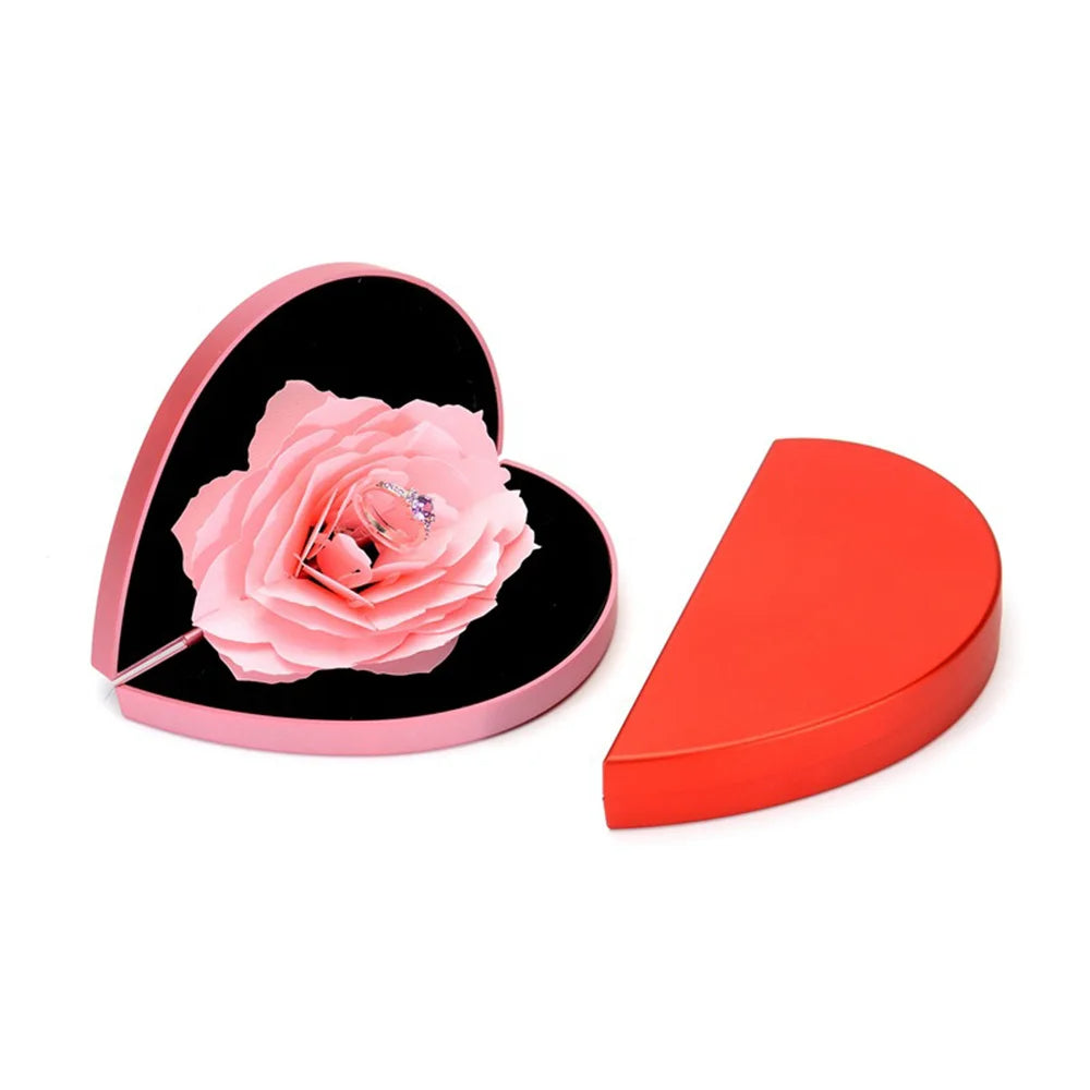 RIYOVA Rose Flower Ring Box