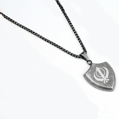 Khanda Shield Pendant