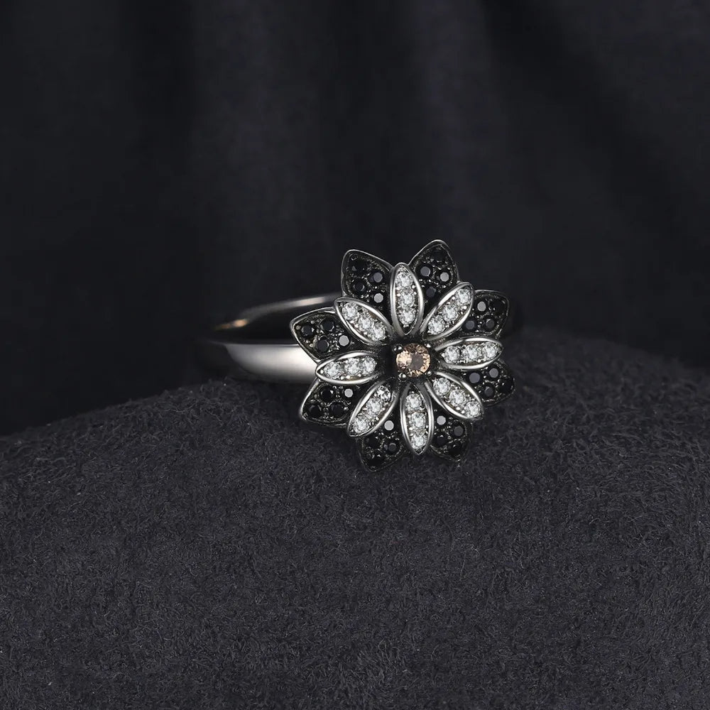 Smoky Blossom Ring