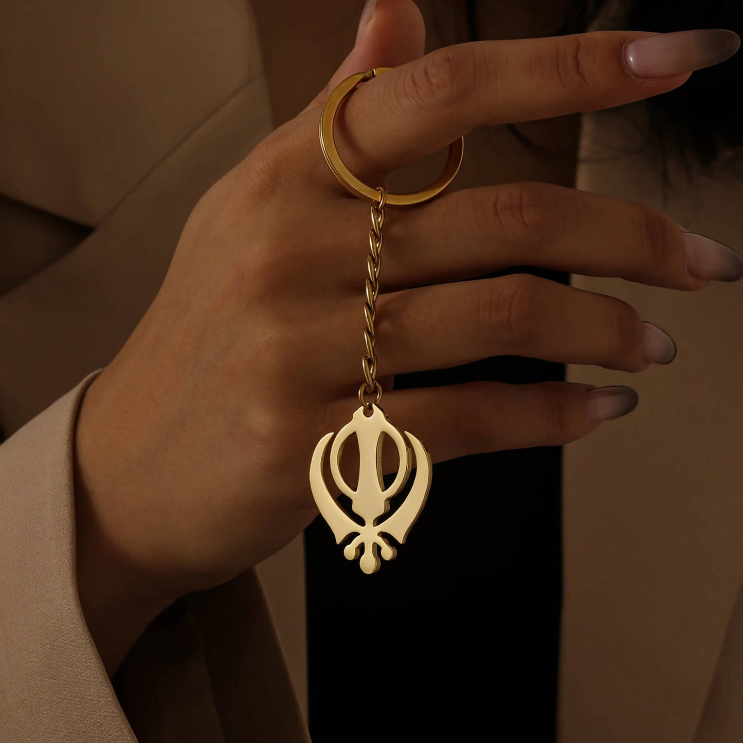 Khanda Sikh Keychain