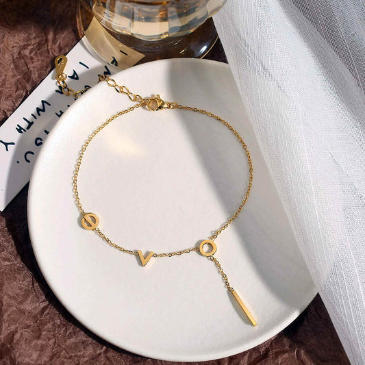 Lovelle Anklets - RIYOVA Jewelry