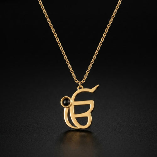 3D Ek Onkar Punjabi Projection Necklace RIYOVA