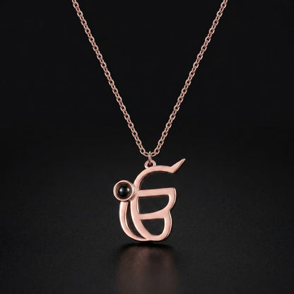 3D Ek Onkar Punjabi Projection Necklace RIYOVA