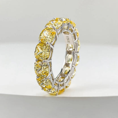 Golden Citrine Crystal Ring