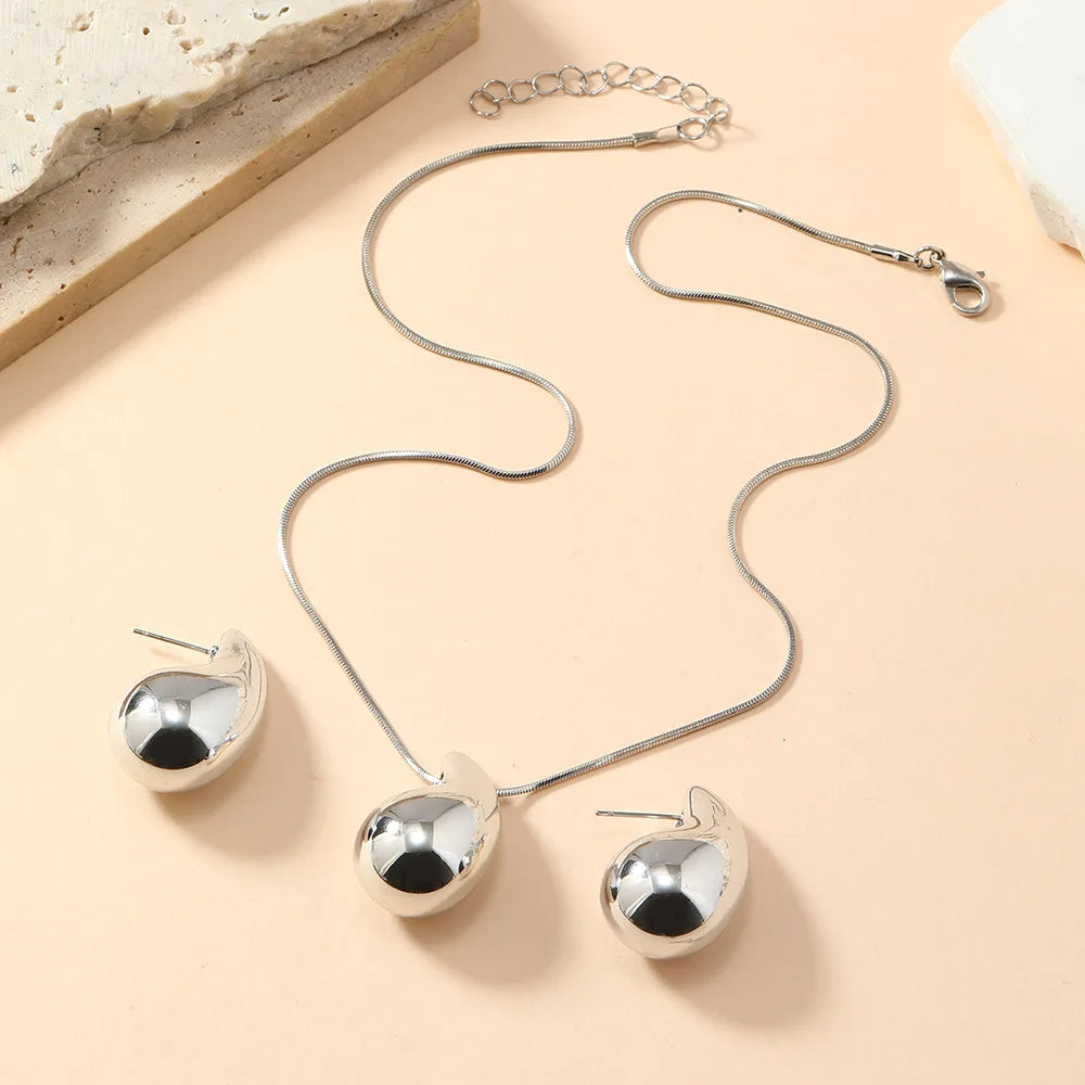 Crystal Drop Jewelry Set