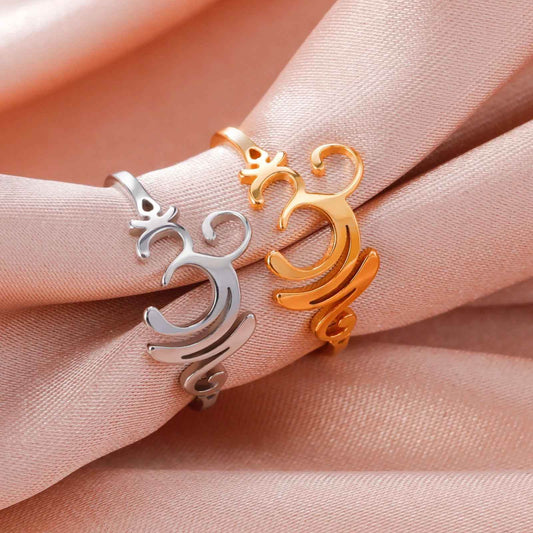 Om Soul Ring - RIYOVA Jewelry