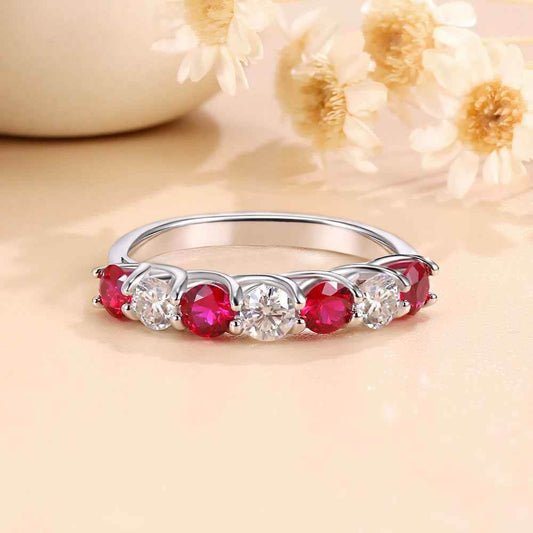 Rubea Moissanite Ring - RIYOVA Jewelry