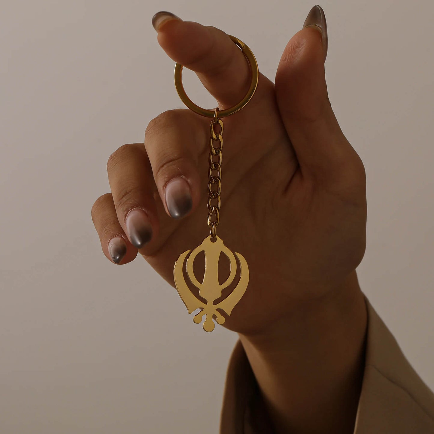 Porte-clés Khanda Sikh