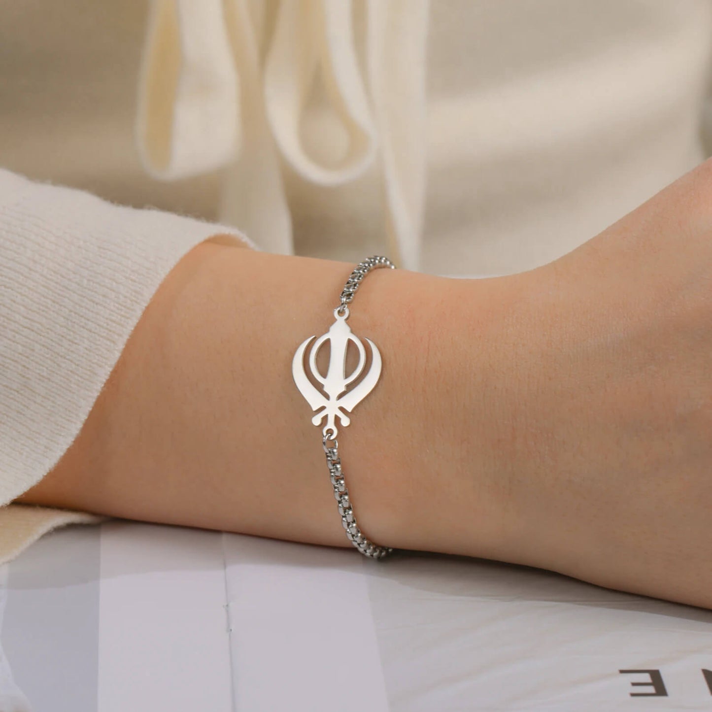 Khalsa Pride Khanda Bracelet