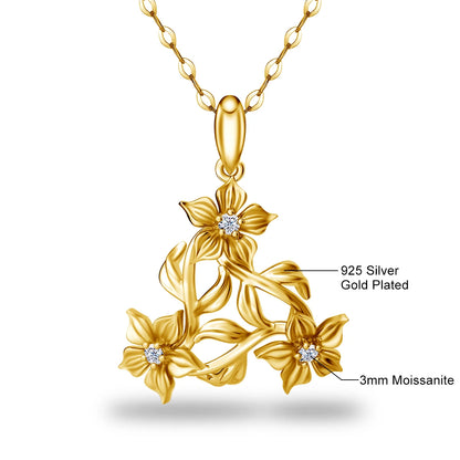 Aster Moissanite Necklace