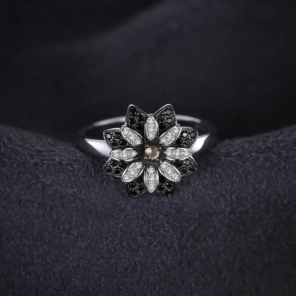 Smoky Blossom Ring