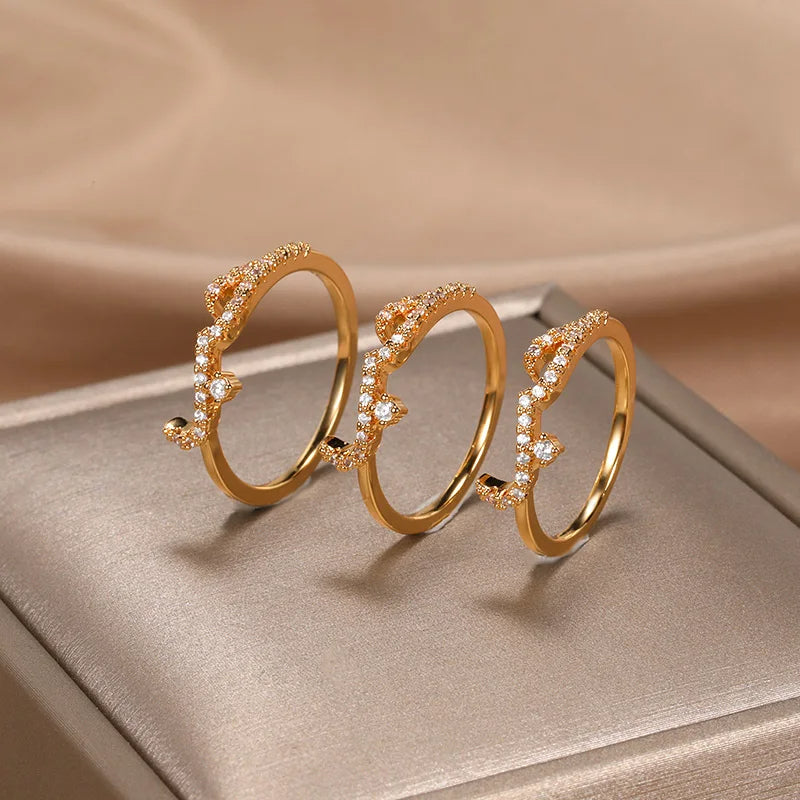 Arabic Jeweled Love Ring