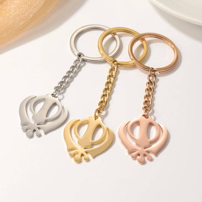 Khanda Sikh Keychain