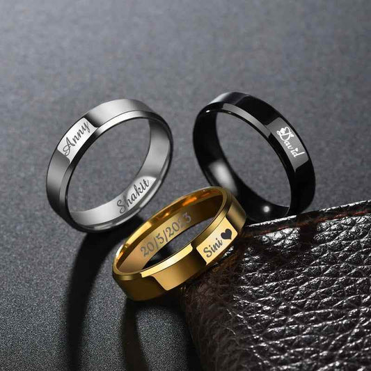 Forever Engravable Ring - RIYOVA Jewelry