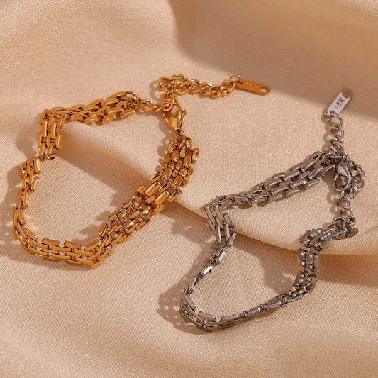 Isabell Rows Bracelet - RIYOVA Jewelry