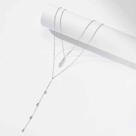 Yasmin Zirconia Necklace - RIYOVA Jewelry