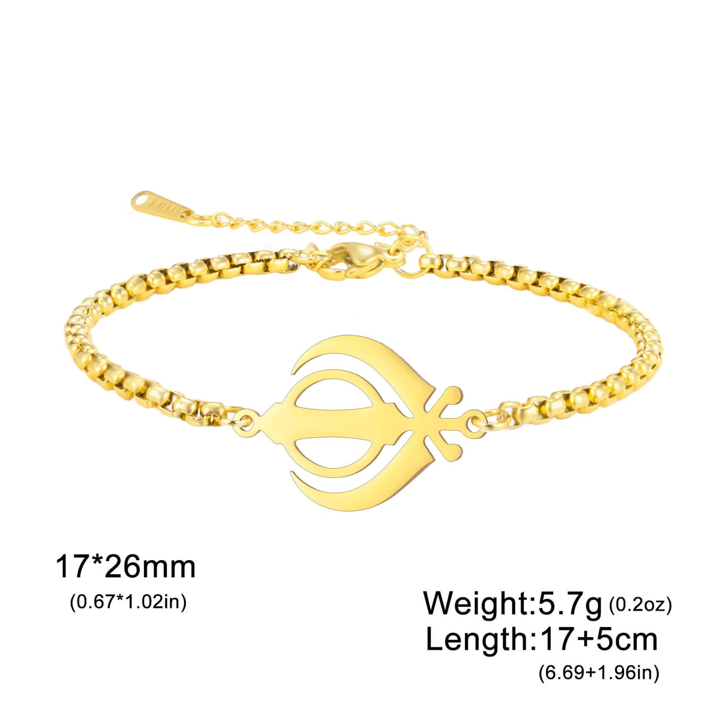 Khalsa Pride Khanda Bracelet