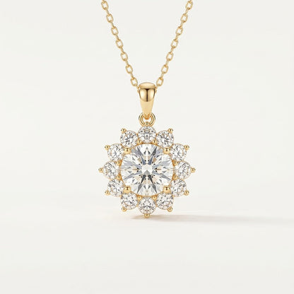Clover Moissanite Necklace RIYOVA