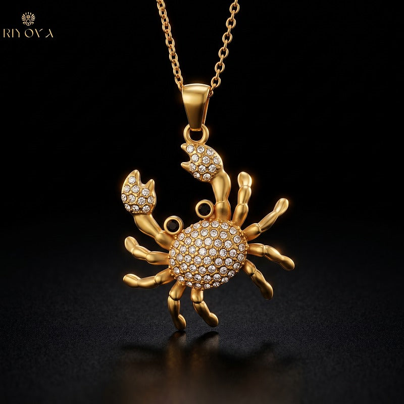 Crab Necklace RIYOVA