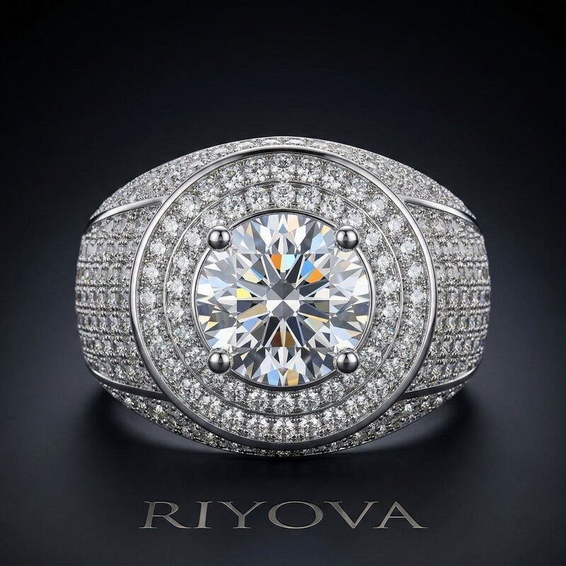 Dome Engagement Ring for Men