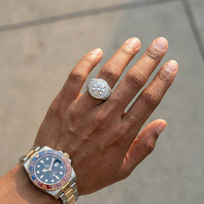 Dome Engagement Ring for Men