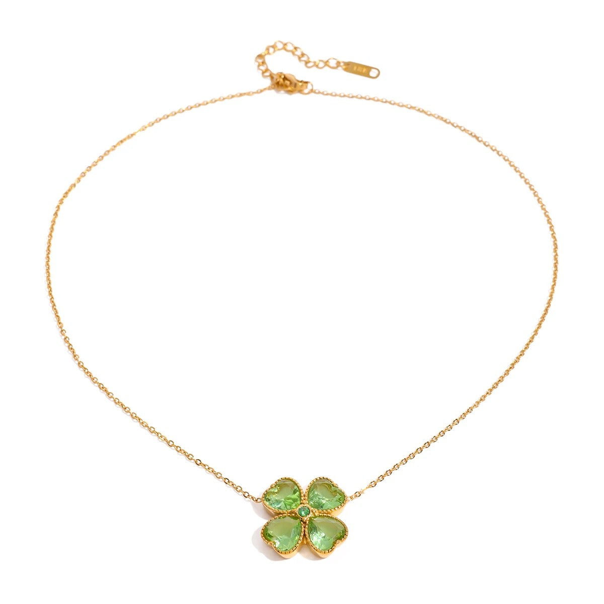 Clover Necklace & Earrings Set