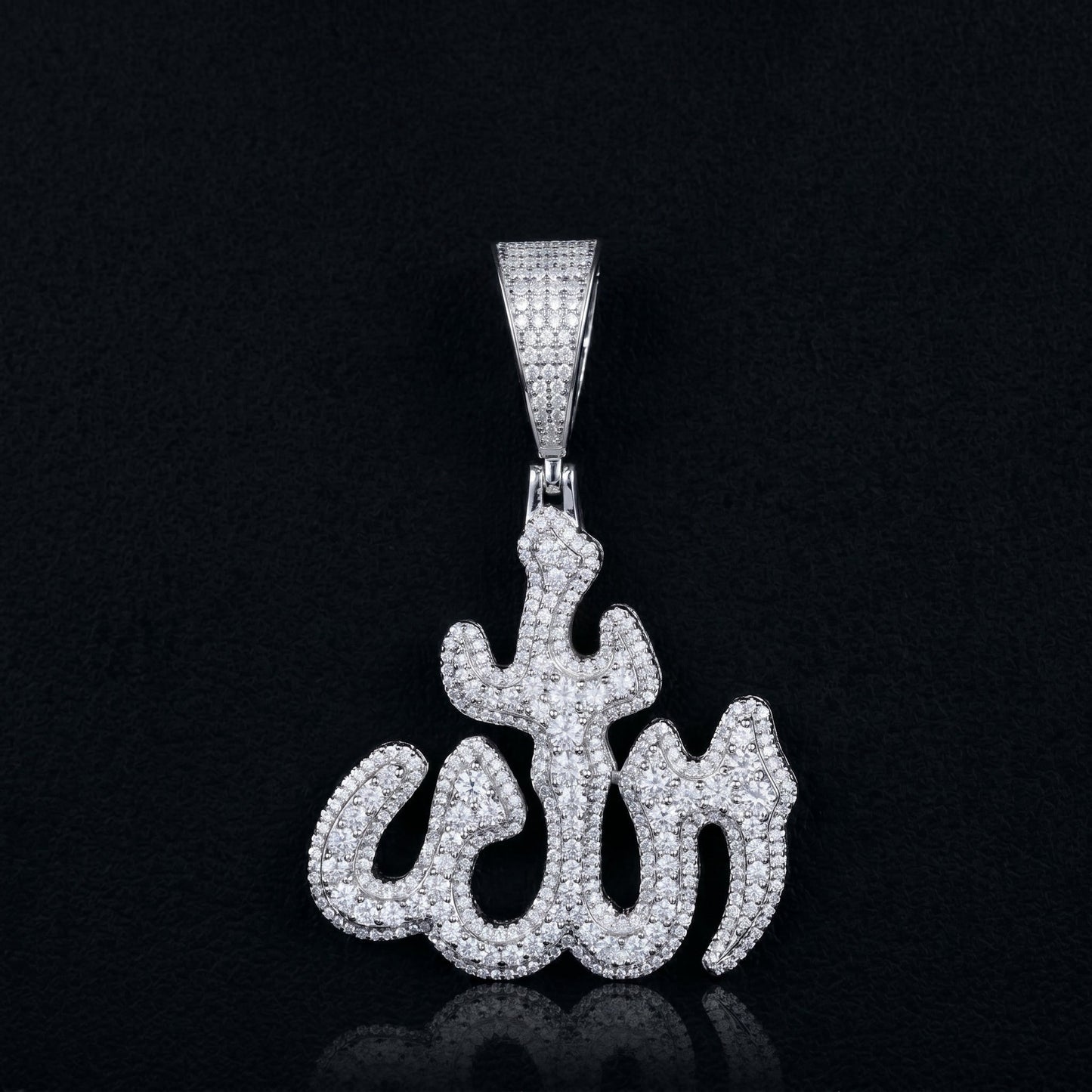 Iced Out Islamic Moissanite Pendant RIYOVA