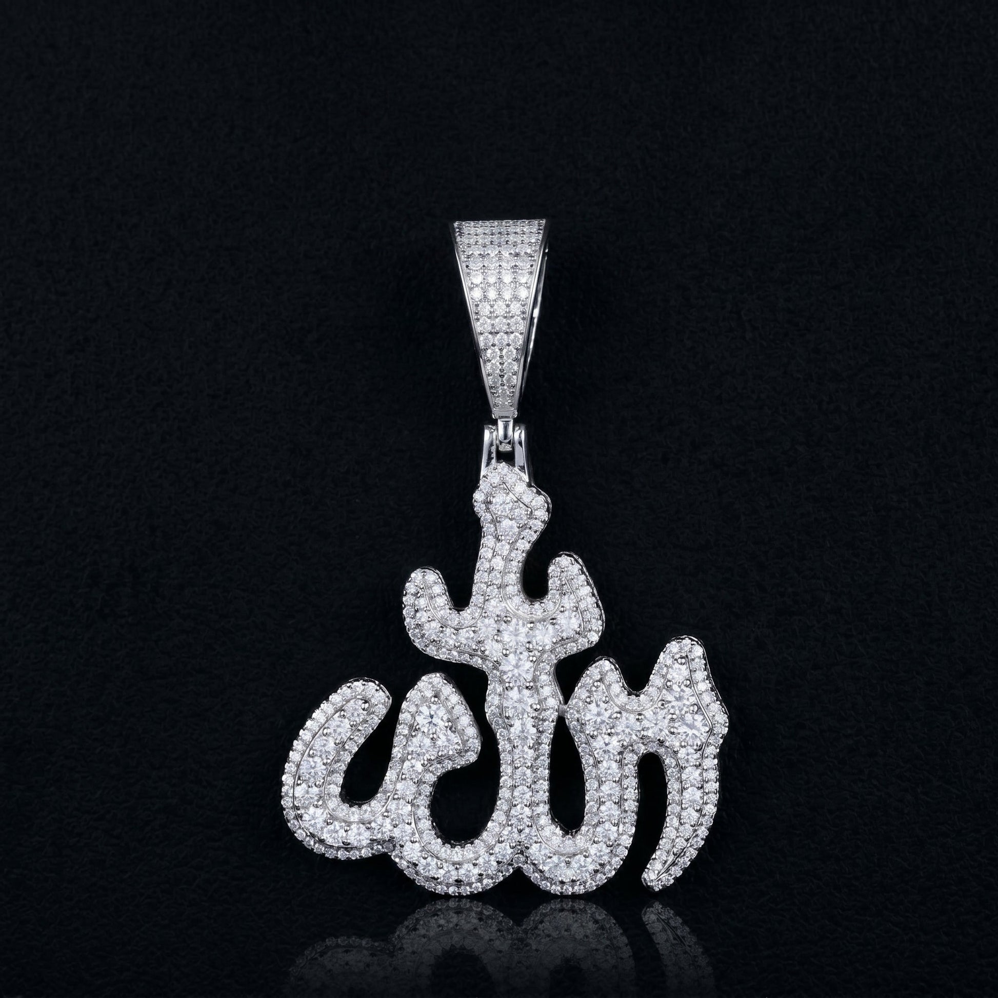 Iced Out Islamic Moissanite Pendant RIYOVA