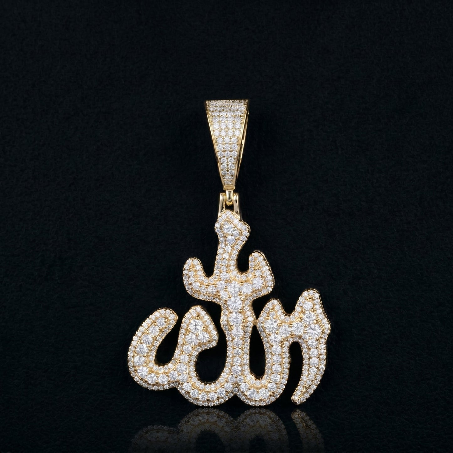 Iced Out Islamic Moissanite Pendant RIYOVA