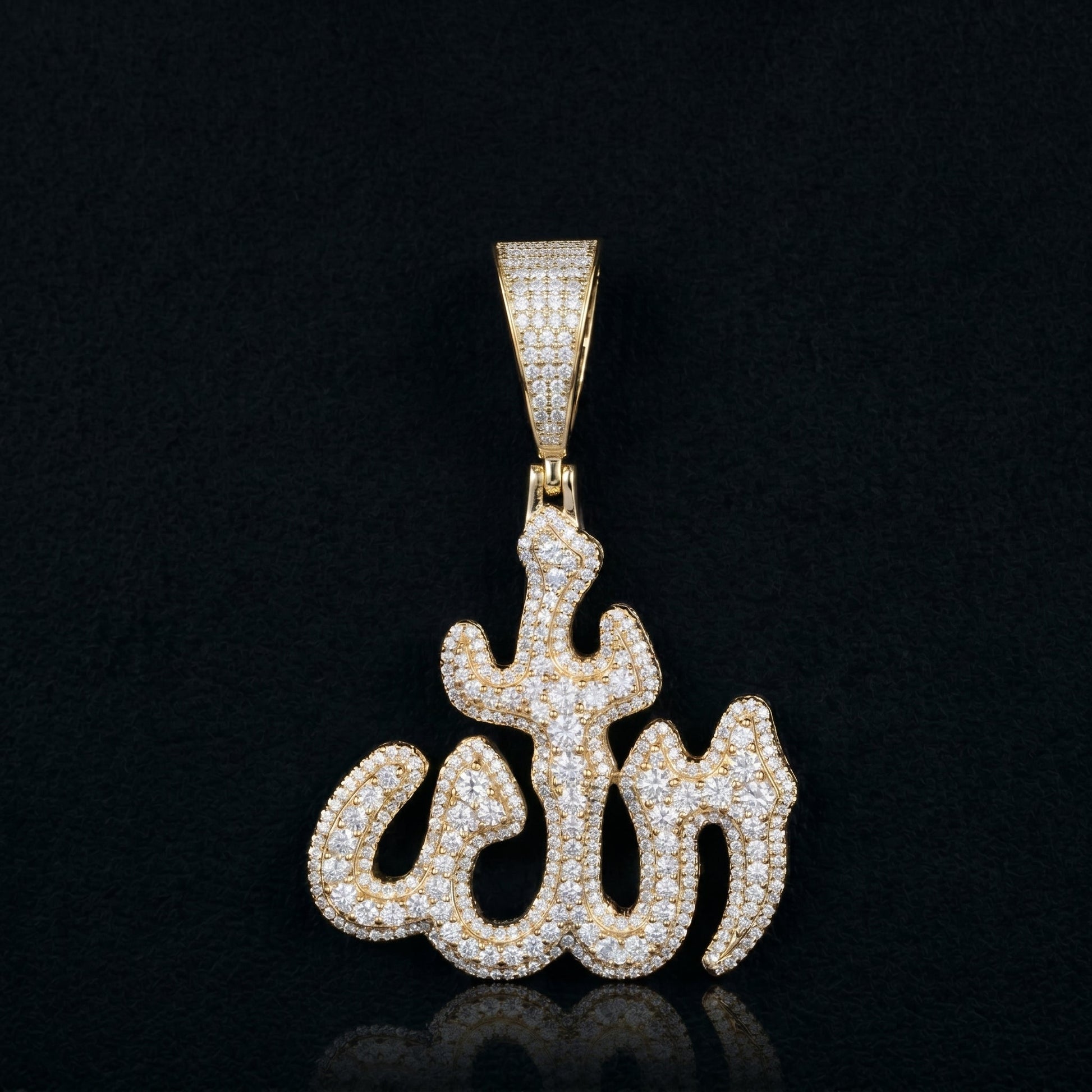 Iced Out Islamic Moissanite Pendant RIYOVA