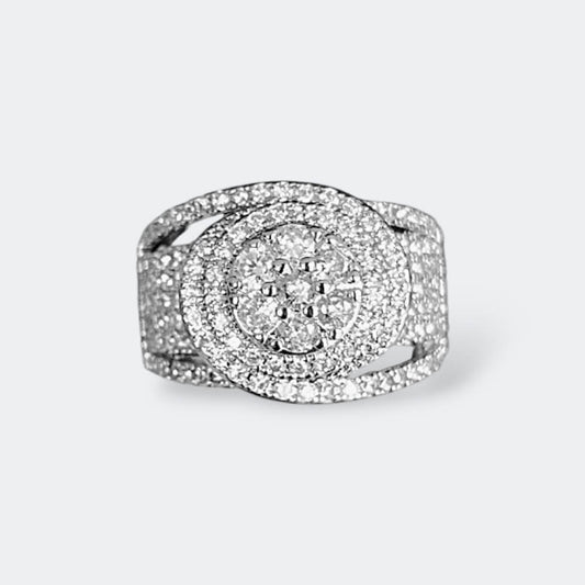 Lovina Iced Out Band Ring