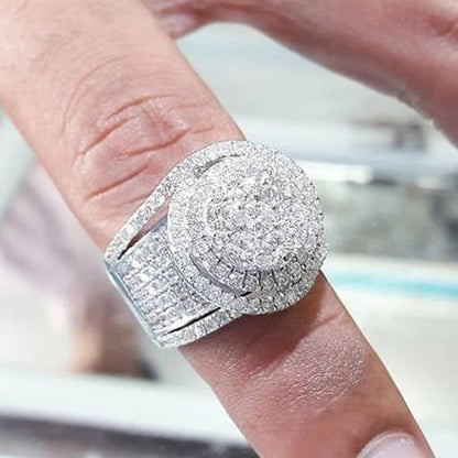 Lovina Iced Out Band Ring