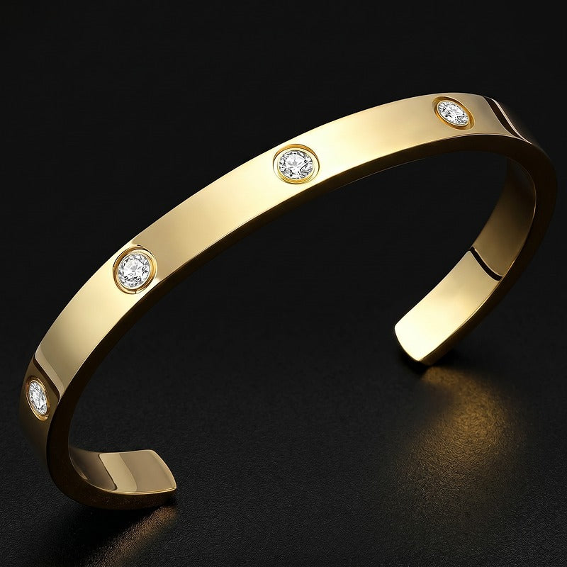 Minimalist Love Cuff Bracelet RIYOVA