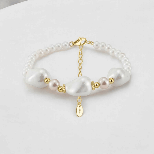 Lustra Pearl Bracelet - RIYOVA Jewelry