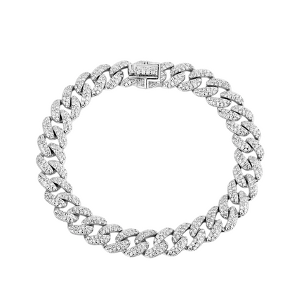 Monika Moissanite Cuba Bracelet