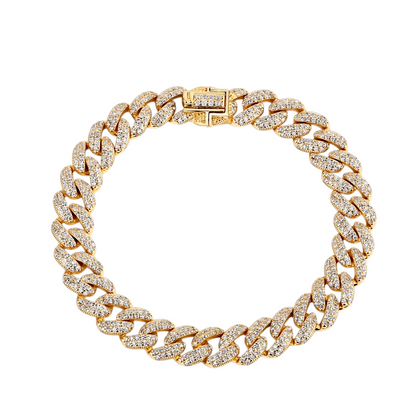 Monika Moissanite Cuba Bracelet