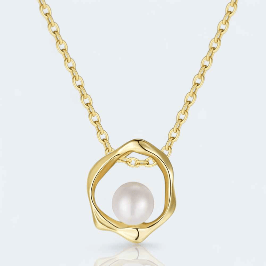 Nishi Pearl Necklace - RIYOVA Jewelry