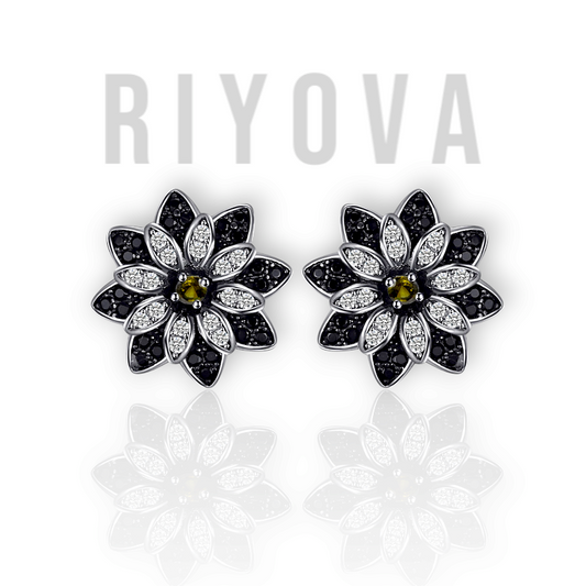 Boucles d'oreilles Smoky Blossom