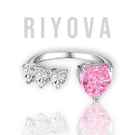 Toi Et Moi Heart Ring - RIYOVA Jewelry