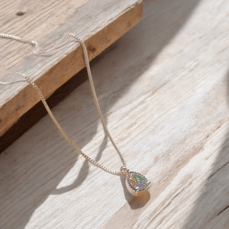 Tear Drop Zircon Necklace