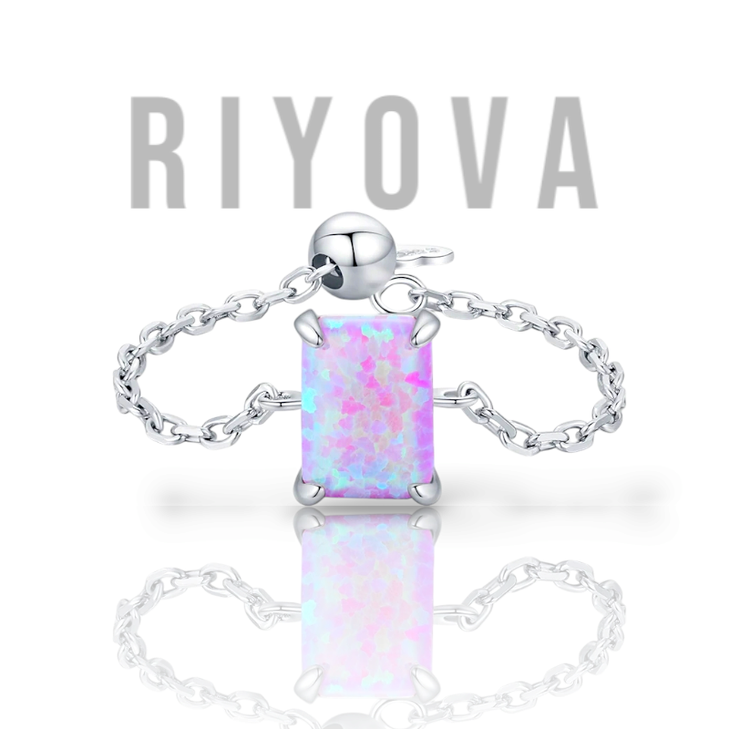 Mystic Opal Chain Ring