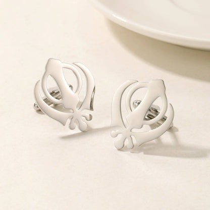 Punjabi Sikh Gold Cufflinks